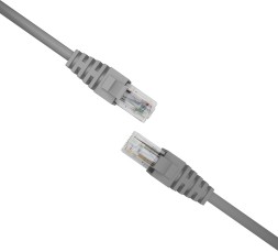 Патч-корд NTSS NTSS-PC-UTP-RJ45-5e-0.5-LSZH-GY UTP RJ-45 вил.-вилка RJ-45 кат.5E 0.5м серый LSZH 26AWG