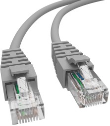 Патч-корд NTSS NTSS-PC-UTP-RJ45-5e-0.5-LSZH-GY UTP RJ-45 вил.-вилка RJ-45 кат.5E 0.5м серый LSZH 26AWG