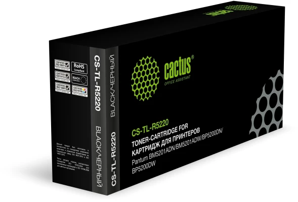 Картридж лазерный Cactus CS-TL-R5220 TL-R5220 черный (3000стр.) для Pantum BM5201ADN/BM5201ADW/BP5200DN/BP5200DW с чипом
