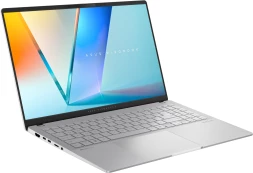 Ноутбук Asus Vivobook S 15 OLED S5507QA-MA013W Snapdragon X Plus X1P-42-100 16Gb SSD1Tb Qualcomm Adreno 15.6&amp;quot; OLED 3K (2880x1620) Windows 11 Home silver WiFi BT Cam (90NB14Q2-M00B40)