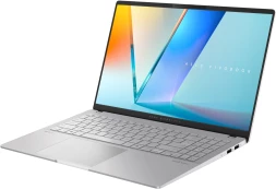 Ноутбук Asus Vivobook S 15 OLED S5507QA-MA013W Snapdragon X Plus X1P-42-100 16Gb SSD1Tb Qualcomm Adreno 15.6&amp;quot; OLED 3K (2880x1620) Windows 11 Home silver WiFi BT Cam (90NB14Q2-M00B40)