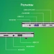 Ноутбук Digma EVE C4800 Celeron N4020 8Gb SSD256Gb Intel UHD Graphics 600 14&amp;quot; IPS FHD (1920x1080) Windows 11 Professional dk.grey WiFi BT Cam 4800mAh (DN14CN-8CXW01)