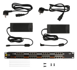 Патч-панель Lanmaster POE LAN-PP16-POE/A2 19&amp;quot; 1U 16xRJ45 кат.5e