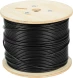 Кабель информационный Lanmaster LAN-5EFTP-OUT кат.5E FTP 4 пары 24AWG PE внешний 305м черный