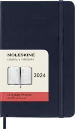 Ежедневник Moleskine CLASSIC Pocket 90x140мм 400стр. синий сапфир
