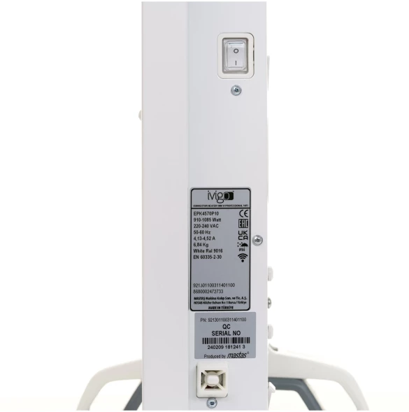 Конвектор ivigo EPK-Pro Wi-Fi EPK4570P10 1000Вт белый