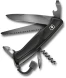 Нож перочинный Victorinox RangerGrip Onyx (0.9563.C31P) 130мм 12функц. черный подар.коробка в комплекте: шнурок