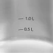 Кастрюля Rondell Strike Grey Ultra RDS-1947 2л. d=18см (с крышкой) стальной