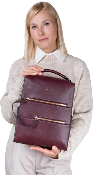 Рюкзак женский Piquadro Patricia CA6771W140/BO бургунди натур.кожа