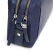 Сумка женская Piquadro Lyra BD4870W92T/BLU темно-синяя нейлон/натур.кожа