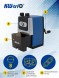 Точилка для карандашей механическая Kw-Trio 307Ablue 307A-BLU 1 отверстие металл синий