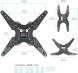 Кронштейн для телевизора Kromax OPTIMA-414 черный 20&amp;quot;-55&amp;quot; макс.30кг настенный поворотно-выдвижной и наклонный