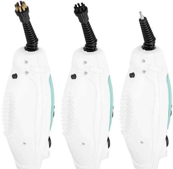 Швабра паровая Kitfort КТ-3920 1300Вт белый/голубой