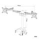 Кронштейн для мониторов Cactus CS-VM-D08-BK черный 13&amp;quot;-27&amp;quot; макс.8кг настольный поворот и наклон