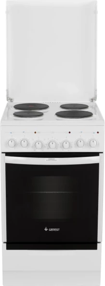 Плита Электрическая Gefest ЭП Н Д 5140-02 белый эмаль (металлическая крышка)