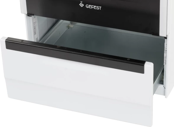 Плита Электрическая Gefest ЭП Н Д 5140-02 белый эмаль (металлическая крышка)