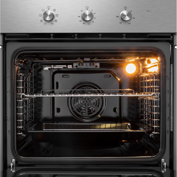 Духовой шкаф Электрический Maunfeld MEOC708PS серебристый