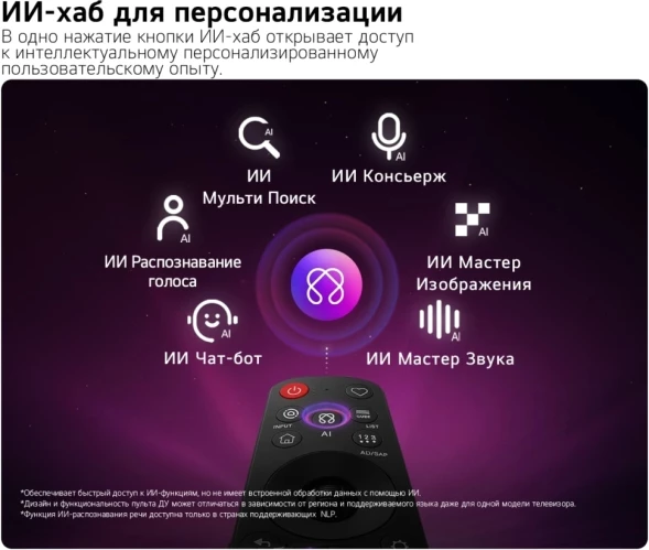 Телевизор LED LG 43&amp;quot; 43NU900B6LA.ARU черный 4K Ultra HD 60Hz DVB-T DVB-T2 DVB-C DVB-S DVB-S2 USB WiFi Smart TV (RUS)