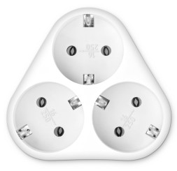 Сетевой разветвитель Buro BU-PS3VG-W (3 розетки) белый (пакет ПЭ)