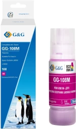 Чернила G&amp;amp;G GG-108M C13T09C34A пурпурный70мл для Epson Ecotank L8050/L18050