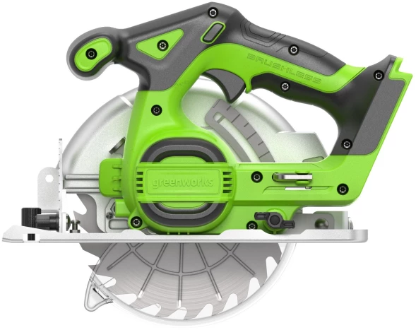 Циркулярная пила (дисковая) Greenworks GD24CS165 (ручная) D диска.:165мм (1501607)