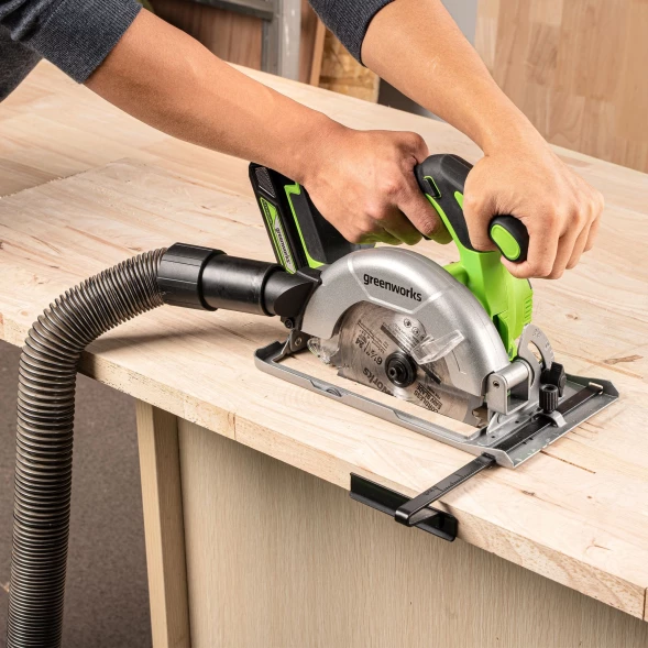Циркулярная пила (дисковая) Greenworks GD24CS165 (ручная) D диска.:165мм (1501607)