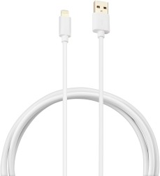 Кабель Buro USB-IP-1.2W2A USB (m)-Lightning (m) 1.2м белый