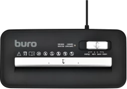 Шредер Buro Home BU-S600 черный (секр.Р-1) ленты 6лист. 10лтр. пл.карты