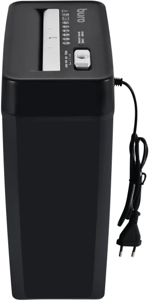 Шредер Buro Home BU-S600 черный (секр.Р-1) ленты 6лист. 10лтр. пл.карты