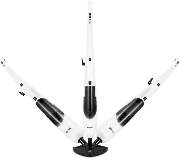 Швабра паровая Kitfort КТ-1021 1630Вт белый/черный