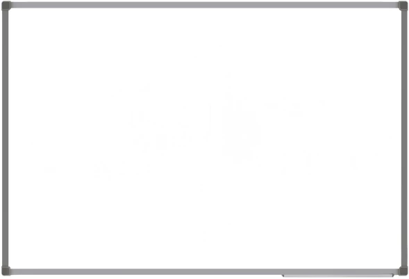 Доска магнитно-маркерная Silwerhof лак белый 90x120см алюминиевая рама