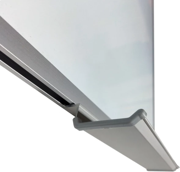 Доска магнитно-маркерная Silwerhof лак белый 90x120см алюминиевая рама