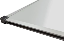 Доска магнитно-маркерная Silwerhof лак белый 90x120см алюминиевая рама