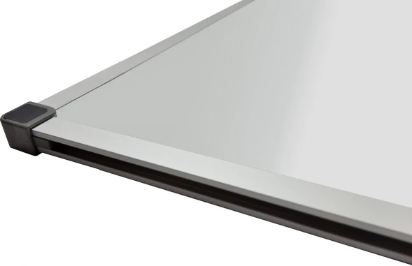 Доска магнитно-маркерная Silwerhof лак белый 90x120см алюминиевая рама