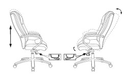 Кресло руководителя Бюрократ T-9925SL черный кожа крестов. металл хром