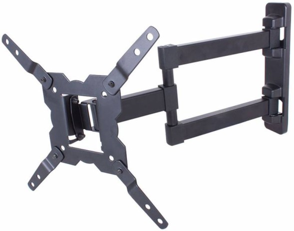 Кронштейн для телевизора Kromax GALACTIC-12 черный 15&amp;quot;-42&amp;quot; макс.25кг настенный поворот и наклон