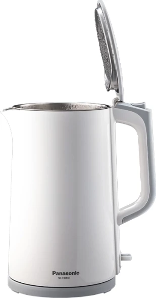 Чайник электрический Panasonic NC-CWK50 1.7л. 1500Вт белый корпус: нерж.сталь/пластик
