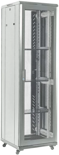 Шкаф серверный Rexant (04-4288-211) напольный 42U 800x800мм пер.дв.стекл серый