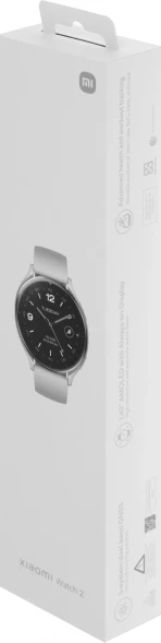 Смарт-часы Xiaomi Watch 2 46мм 1.43&amp;quot; AMOLED корп.серебристый рем.серый разм.брасл.:140-210мм (BHR8034GL)