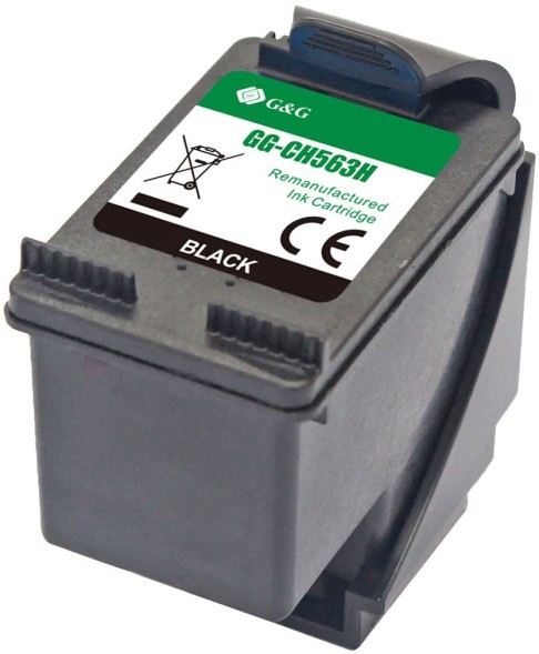 Картридж струйный G&amp;amp;G GG-CH563H черный (18мл) для HP DJ 1050/2050/2050s