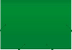 Портфель Бюрократ -BPR6GRN 6 отдел. A4 пластик 0.7мм зеленый