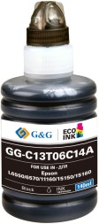 Чернила G&amp;amp;G GG-C13T06C14A №112 черный 140мл для Epson L6550/6570/11160/15150/15160