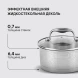 Ковш Rondell Vintage RDS-345 1.5л. d=16см (с крышкой) стальной