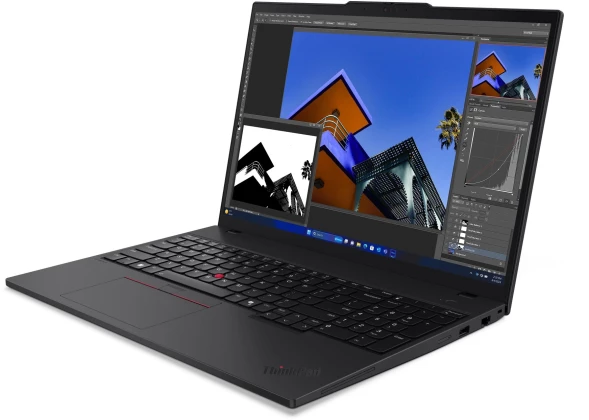 Ноутбук Lenovo ThinkPad T16 G3 Core Ultra 7 155U 16Gb SSD1Tb Intel Graphics 16&amp;quot; IPS WUXGA (1920x1200) без ОС black WiFi BT Cam (21MQS5WX00)