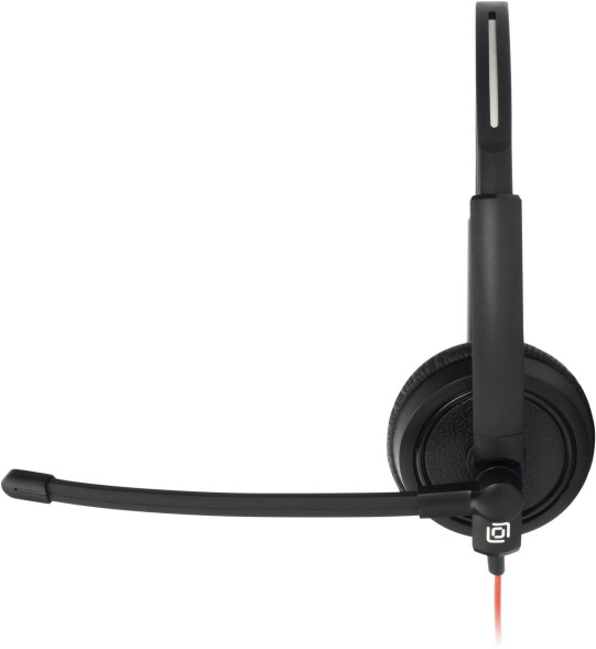 Наушники с микрофоном Оклик HS-L900 черный 2.8м накладные оголовье (1532022)