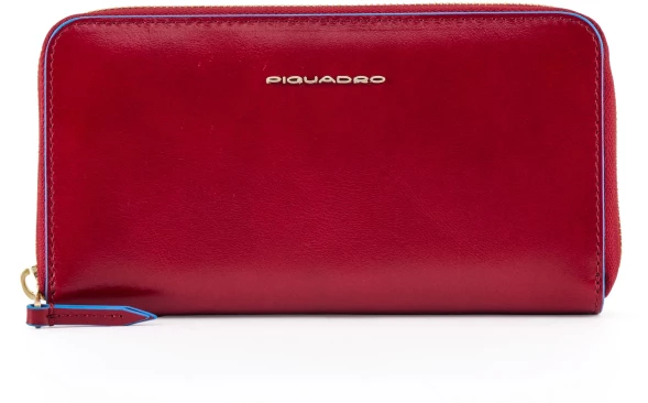 Кошелек женский Piquadro Blue Square PD1515B2R/R красный натур.кожа
