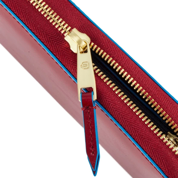 Кошелек женский Piquadro Blue Square PD1515B2R/R красный натур.кожа