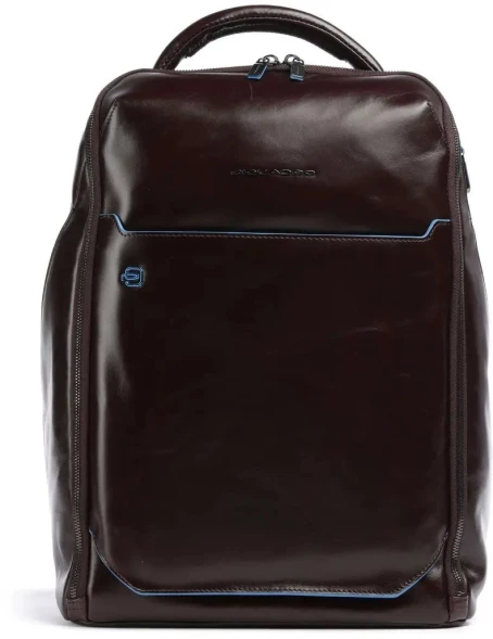 Рюкзак мужской Piquadro Blue Square CA6591B2/MO красное дерево натур.кожа