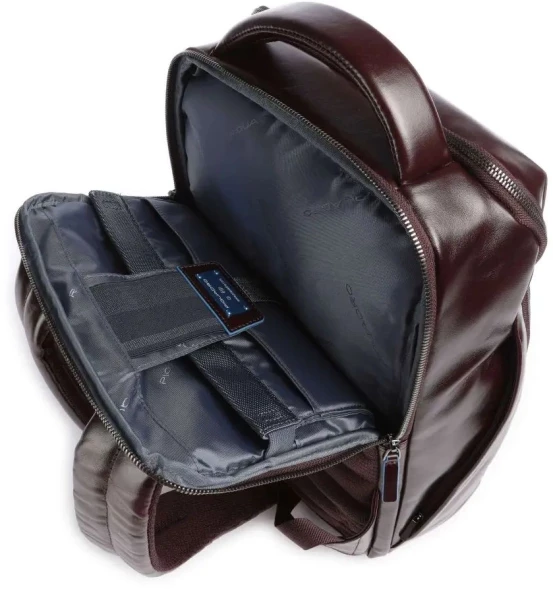 Рюкзак мужской Piquadro Blue Square CA6591B2/MO красное дерево натур.кожа