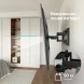 Кронштейн для телевизора Onkron SM6 черный 32&amp;quot;-90&amp;quot; макс.50кг настенный поворот и наклон